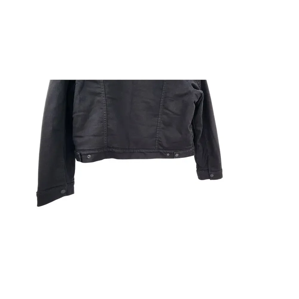 Men's‎ Levi's Black Sherpa Lined Trucker Jacket Size XL Black